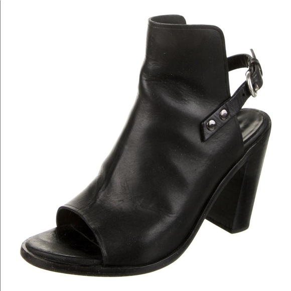 Rag and Bone Leather Peep Toe Heels/Bootie - Picture 14 of 15